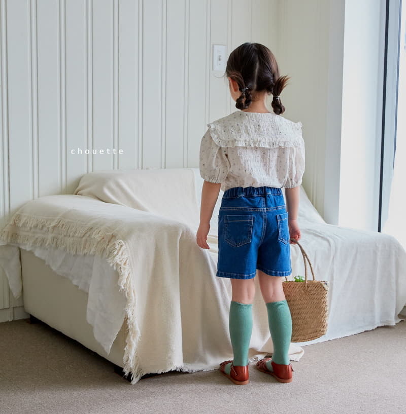 Chouette - Korean Children Fashion - #fashionkids - Small Flower Blouse - 8