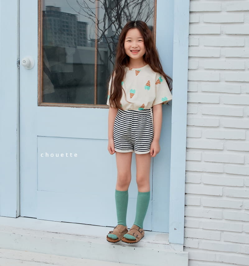 Chouette - Korean Children Fashion - #kidsshorts - Ice Cream Tee - 2