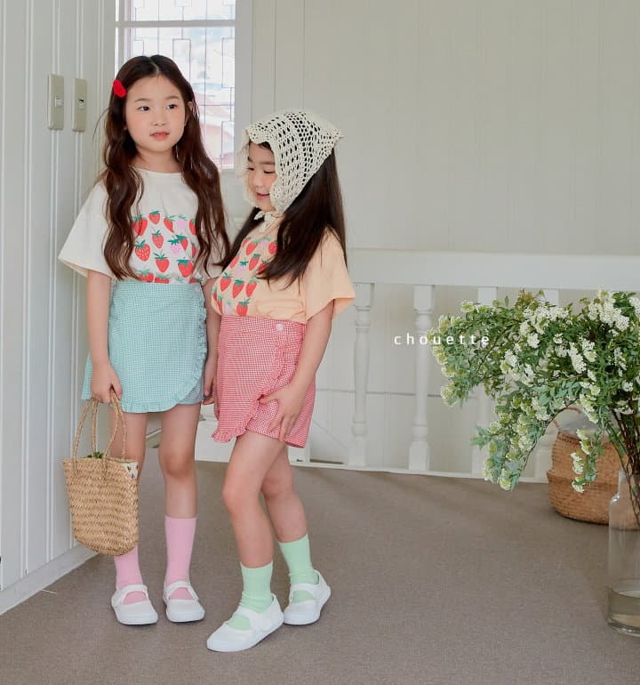 Chouette - Korean Children Fashion - #kidzfashiontrend - Amy Frill Skirt Pants - 7