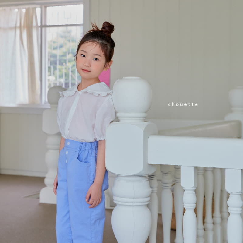 Chouette - Korean Children Fashion - #littlefashionista - Pure Collar Blouse - 12