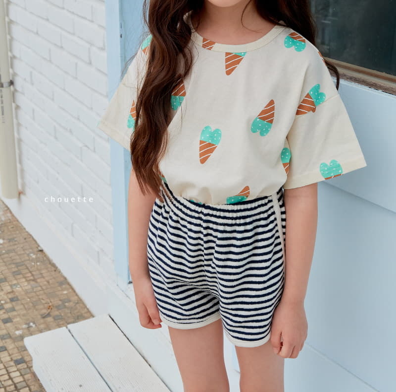 Chouette - Korean Children Fashion - #littlefashionista - Ice Cream Tee - 6