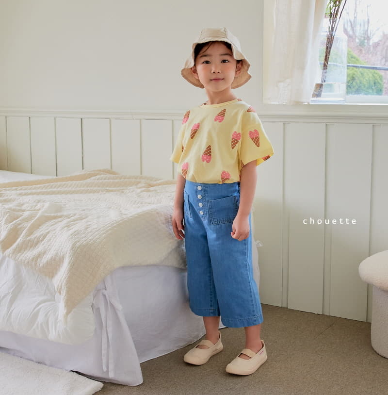 Chouette - Korean Children Fashion - #magicofchildhood - Button Denim Pants - 5