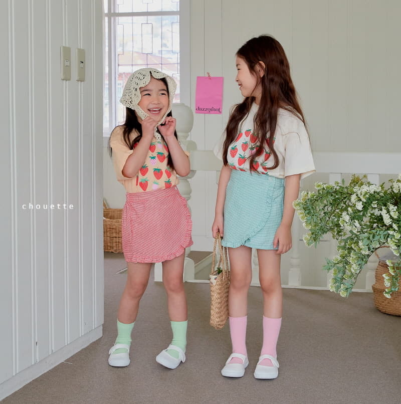 Chouette - Korean Children Fashion - #magicofchildhood - Strawberry Tee - 6