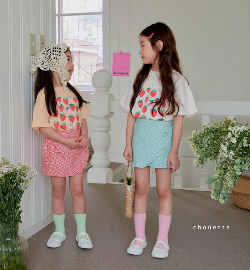 Chouette - Korean Children Fashion - #prettylittlegirls - Strawberry Tee - 8