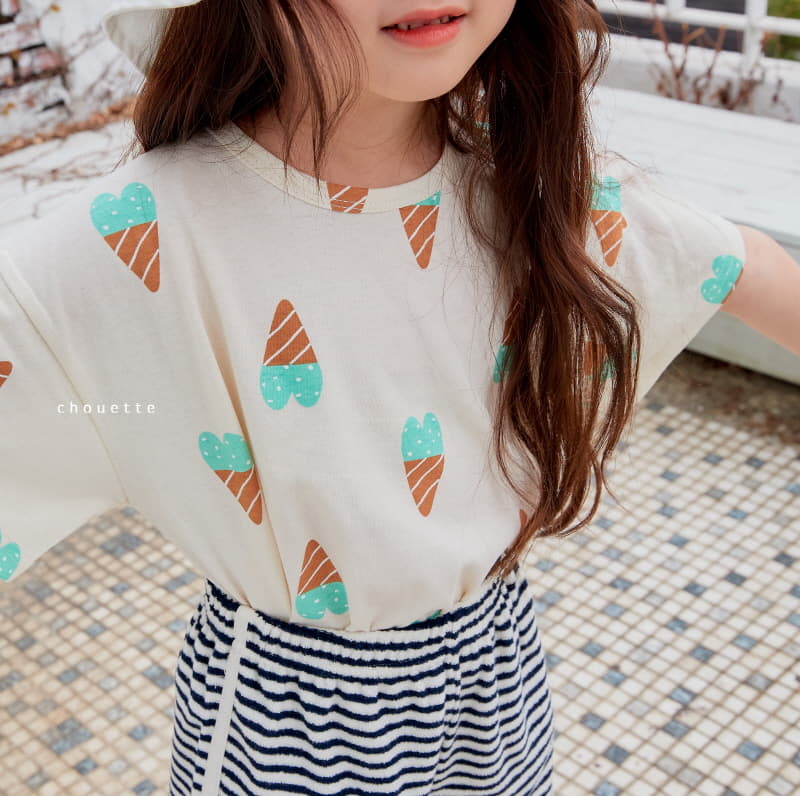 Chouette - Korean Children Fashion - #stylishchildhood - Ice Cream Tee - 12