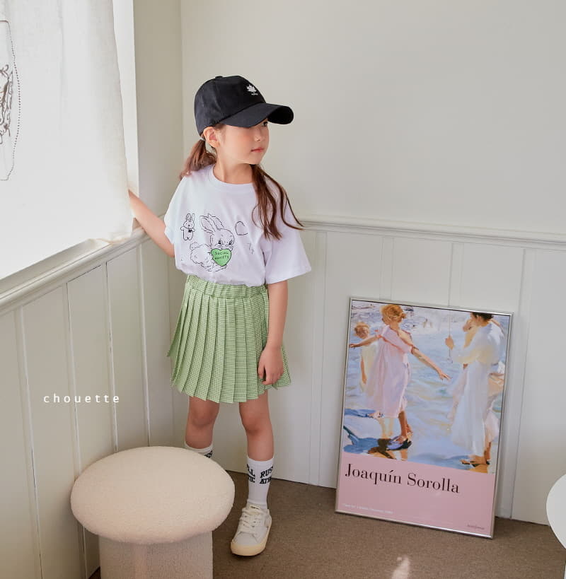 Chouette - Korean Children Fashion - #todddlerfashion - Rabbit Heart Tee - 8