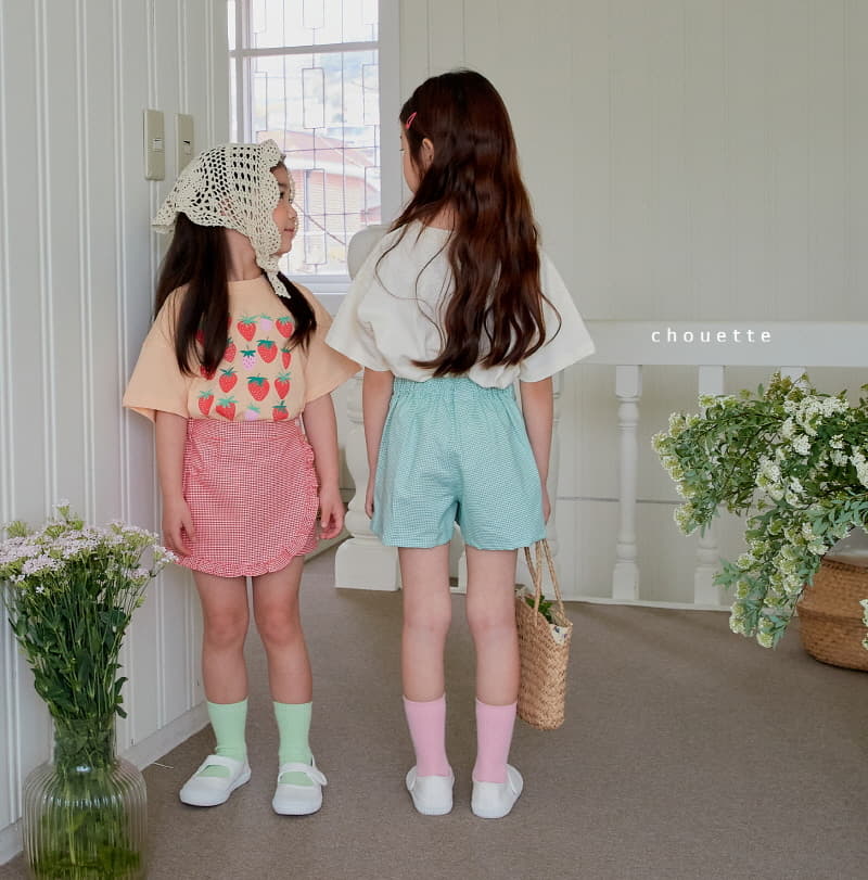 Chouette - Korean Children Fashion - #toddlerclothing - Strawberry Tee - 10