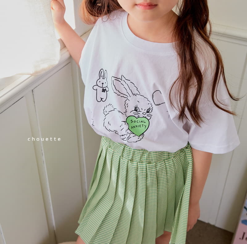 Chouette - Korean Children Fashion - #toddlerclothing - Rabbit Heart Tee - 9