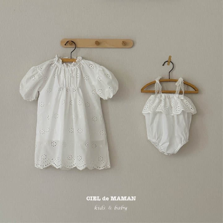 Ciel De Maman - Korean Baby Fashion - #babyoninstagram - Summer Eyelet Bodysuit