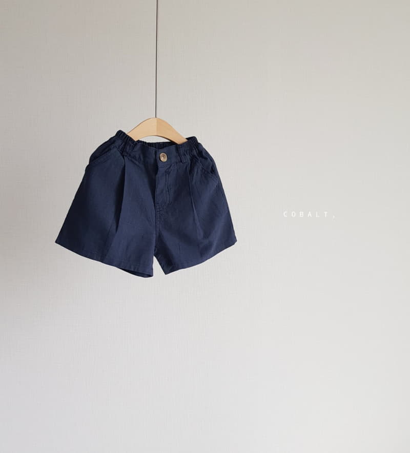 Cobalt - Korean Children Fashion - #discoveringself - Linen Shorts