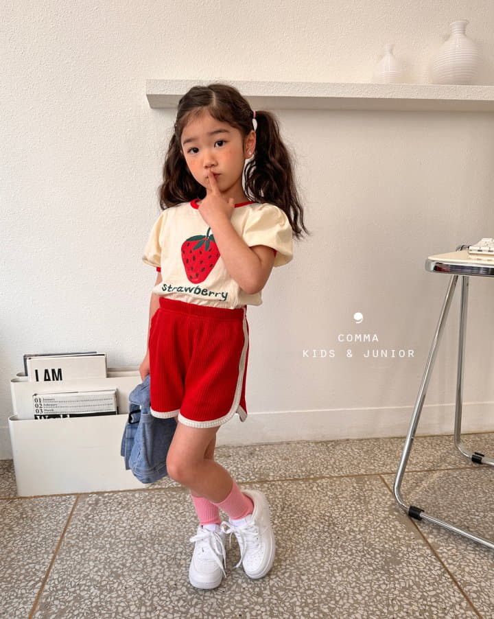 Comma - Korean Children Fashion - #Kfashion4kids - Strawberry Tee - 11