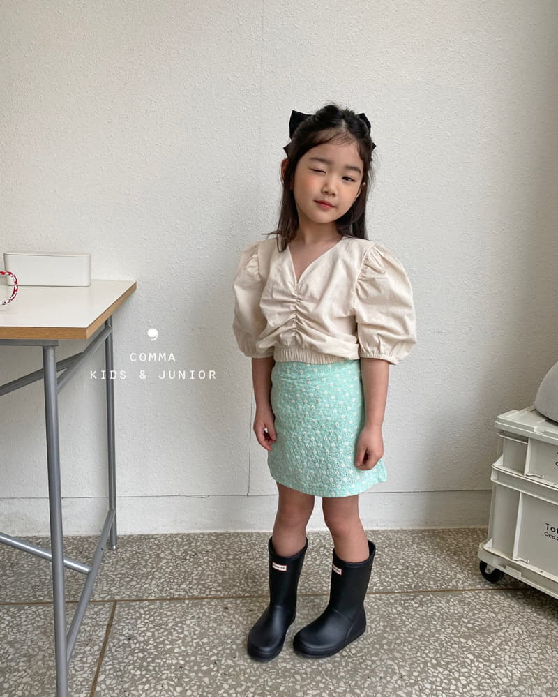 Comma - Korean Children Fashion - #Kfashion4kids - Embrodiery Mini Skirt - 12