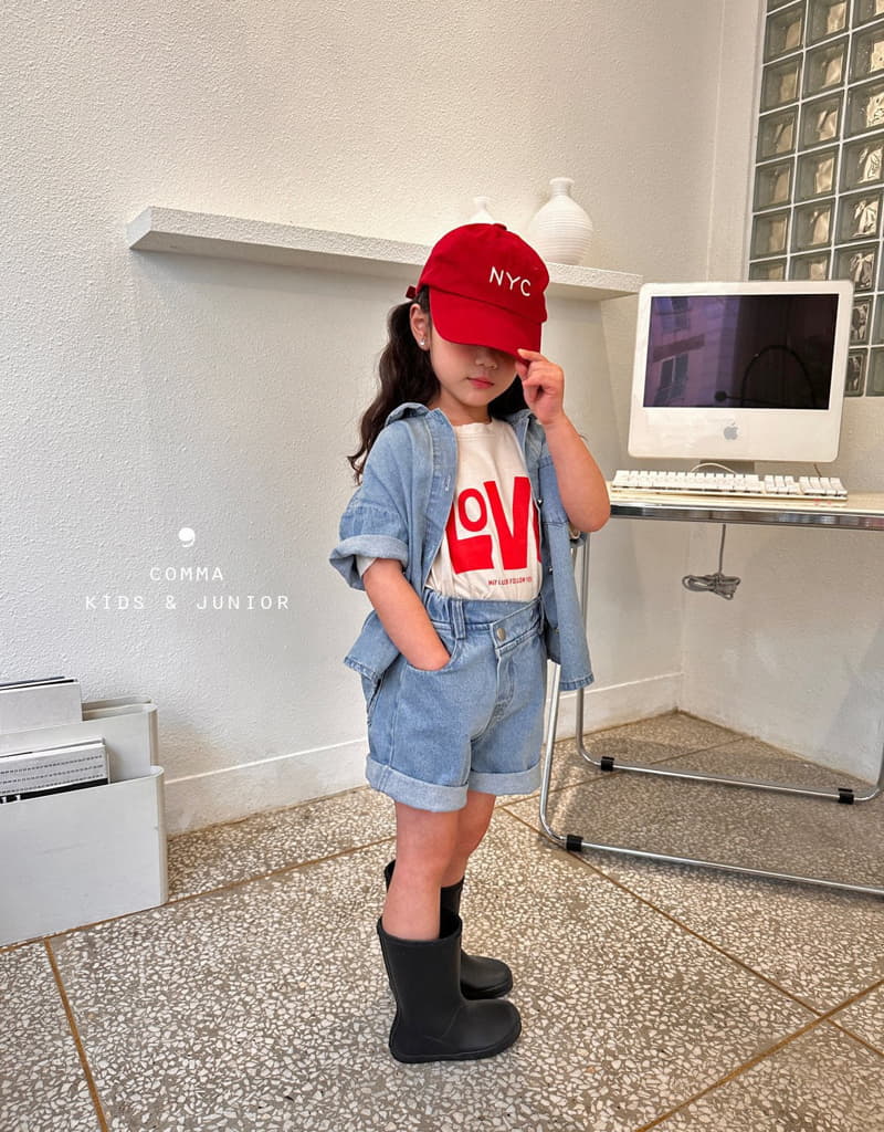 Comma - Korean Children Fashion - #childofig - Love Tee - 12