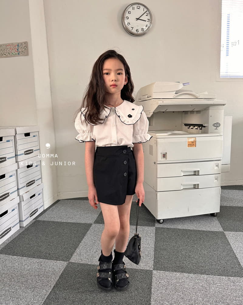 Comma - Korean Children Fashion - #childofig - Wrap Skirt Pants - 6