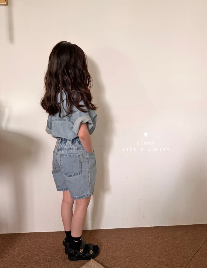 Comma - Korean Children Fashion - #designkidswear - Denim Unbal Pants - 6