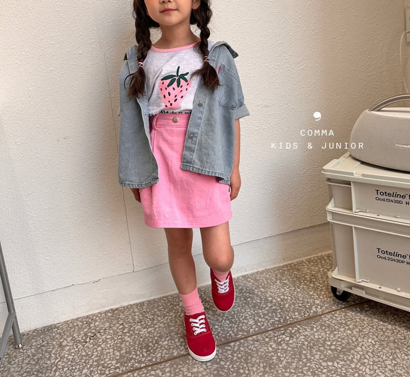 Comma - Korean Children Fashion - #discoveringself - Vivid Skirt - 12