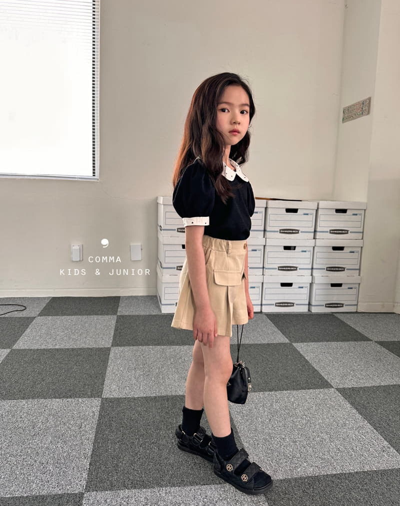 Comma - Korean Children Fashion - #discoveringself - Wrinkle A Shorts - 6