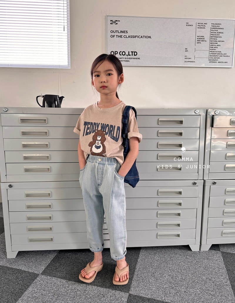 Comma - Korean Children Fashion - #discoveringself - Bear Tee - 10