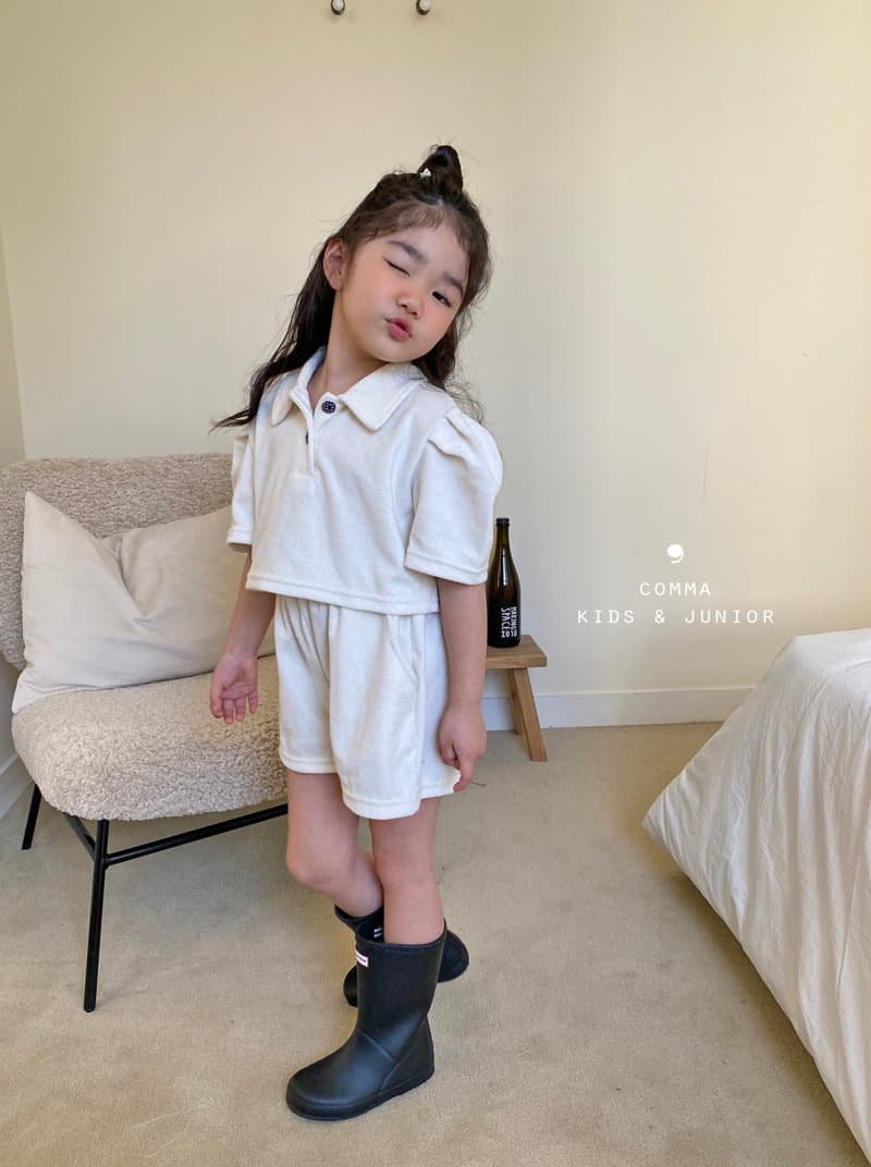 Comma - Korean Children Fashion - #discoveringself - Terry Top Bottom Set - 9