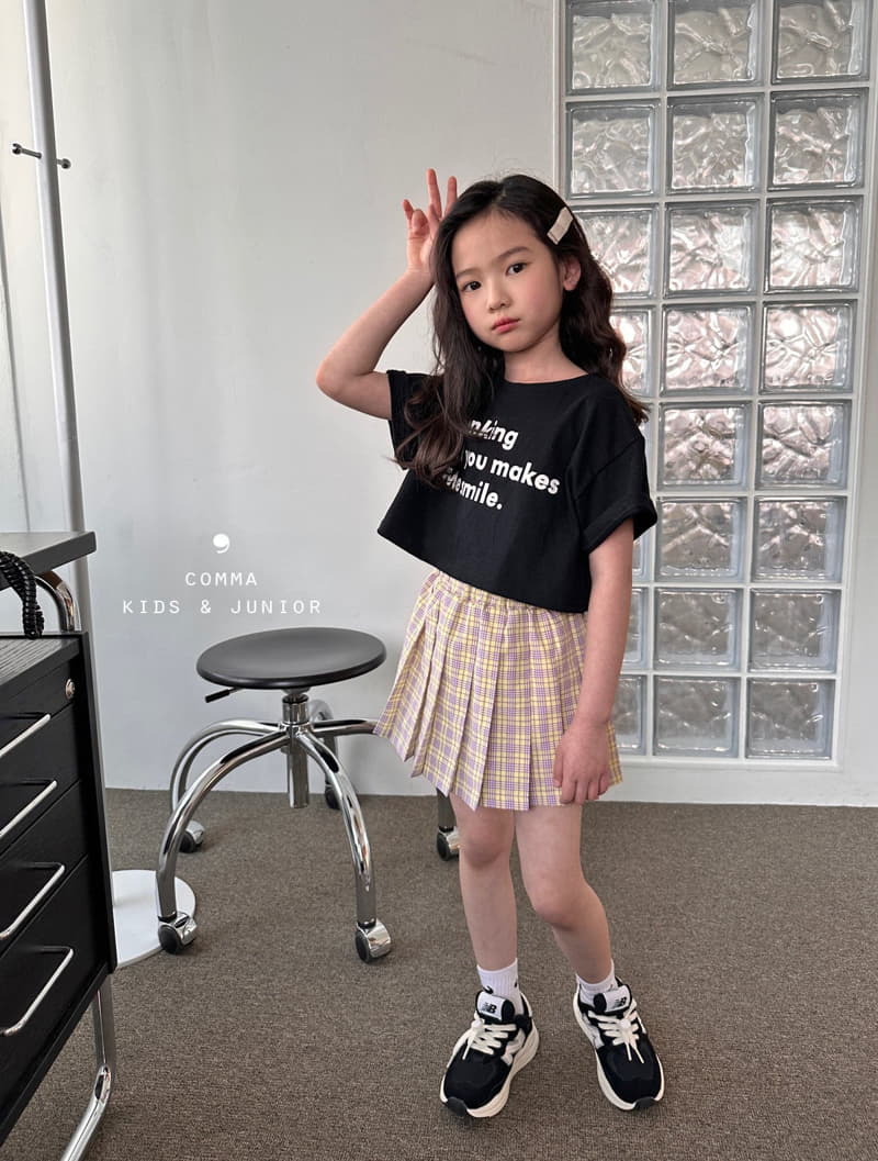 Comma - Korean Children Fashion - #discoveringself - Wrinkle Skirt Yellow - 2