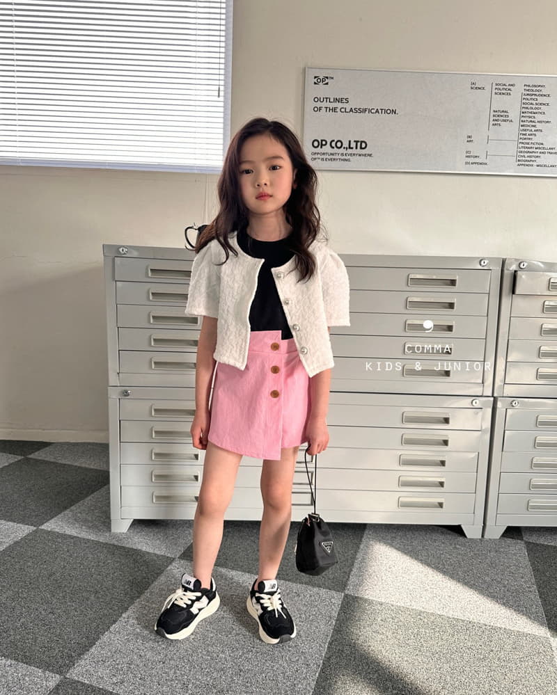 Comma - Korean Children Fashion - #discoveringself - Wrap Skirt Pants - 10