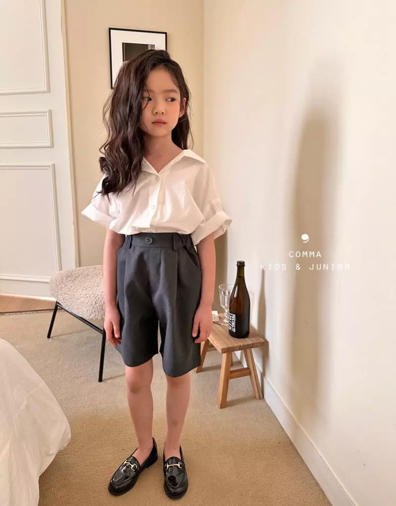 Comma - Korean Children Fashion - #fashionkids - White Shirt - 8