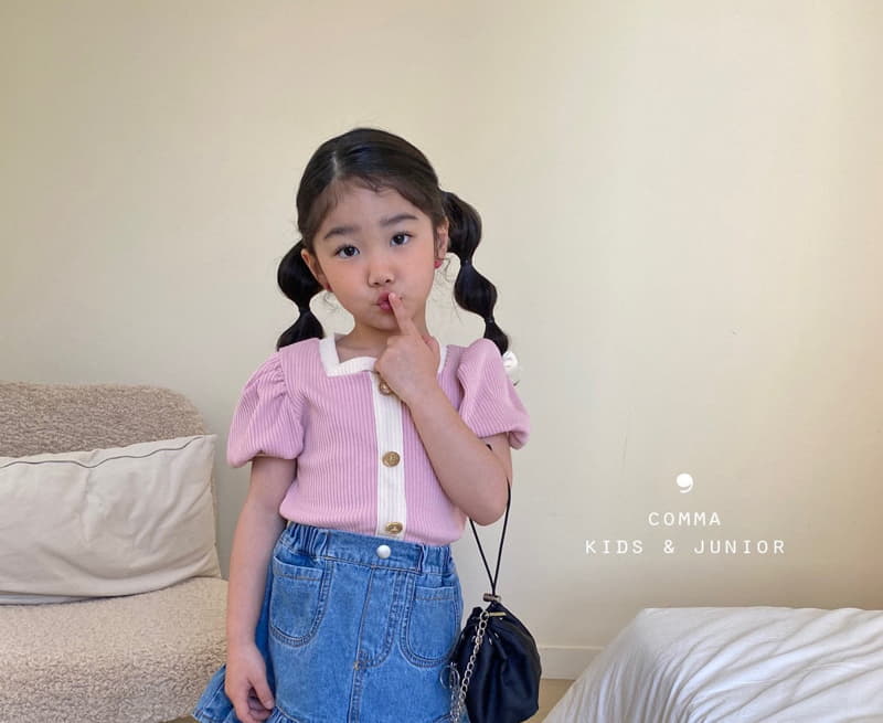 Comma - Korean Children Fashion - #fashionkids - Sha Button TEe - 12