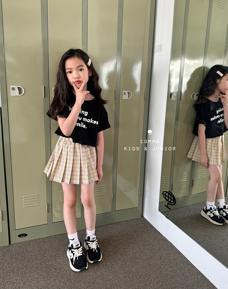 Comma - Korean Children Fashion - #fashionkids - Wrinkle Skirt Yellow - 4