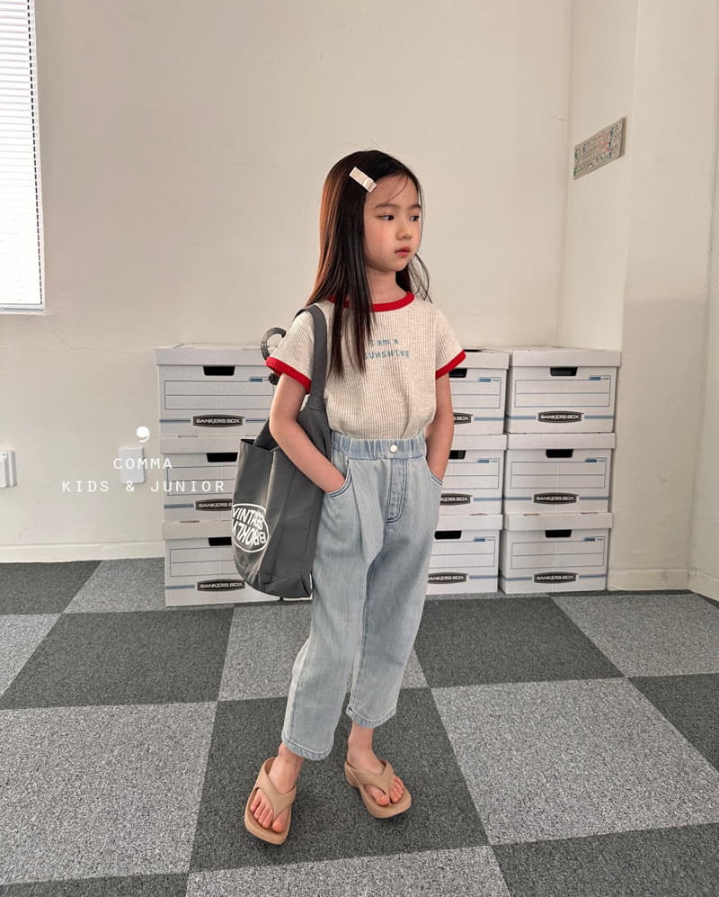 Comma - Korean Children Fashion - #kidsstore - Linen Jeans - 7