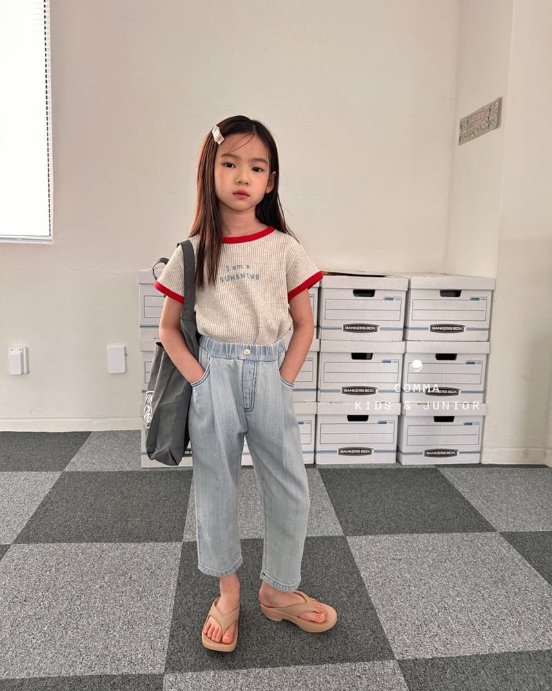 Comma - Korean Children Fashion - #kidzfashiontrend - Linen Jeans - 8