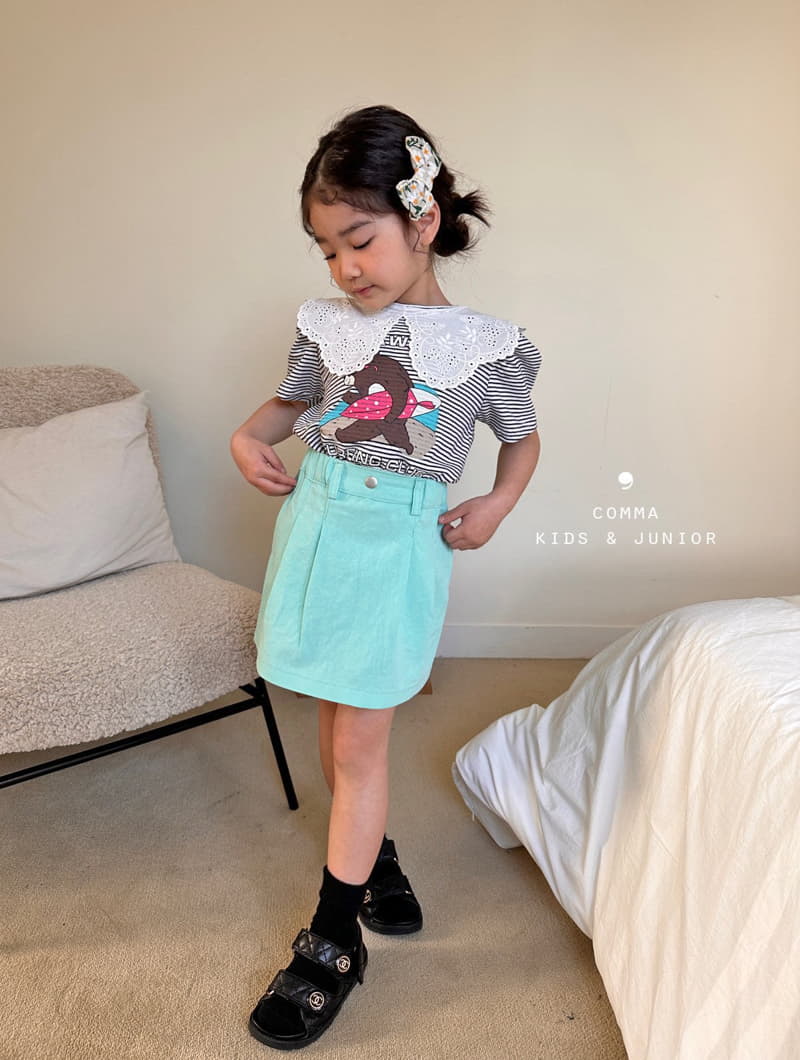 Comma - Korean Children Fashion - #littlefashionista - Vivid Skirt - 2