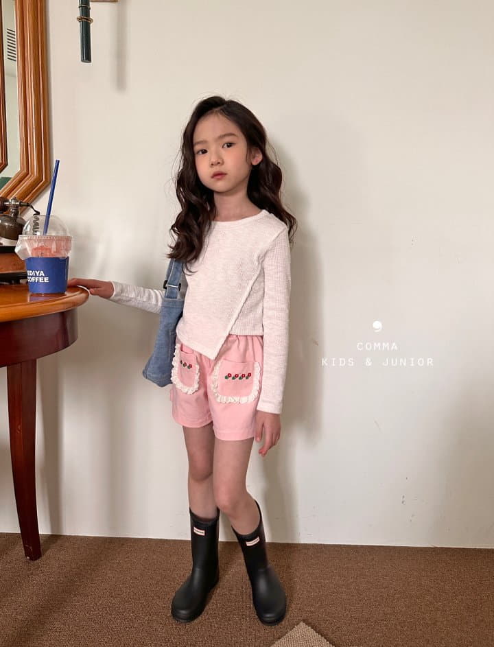 Comma - Korean Children Fashion - #magicofchildhood - Flwoer Shorts - 2