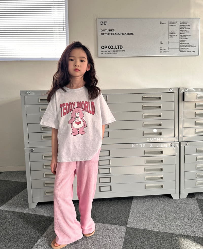 Comma - Korean Children Fashion - #magicofchildhood - Bear Tee