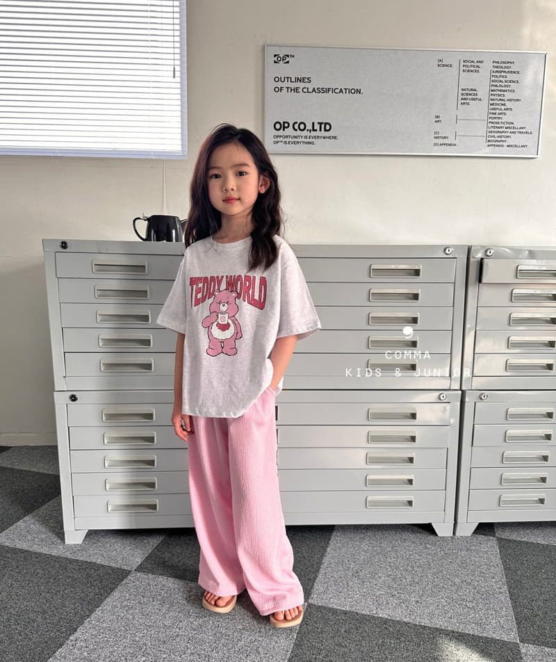 Comma - Korean Children Fashion - #minifashionista - Bear Tee - 2