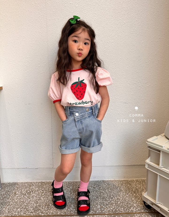 Comma - Korean Children Fashion - #prettylittlegirls - Strawberry Tee