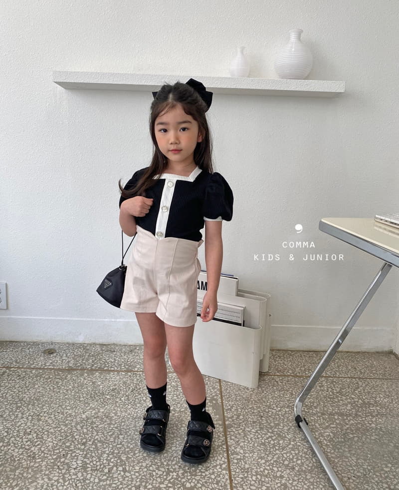 Comma - Korean Children Fashion - #prettylittlegirls - Sha Button TEe - 6