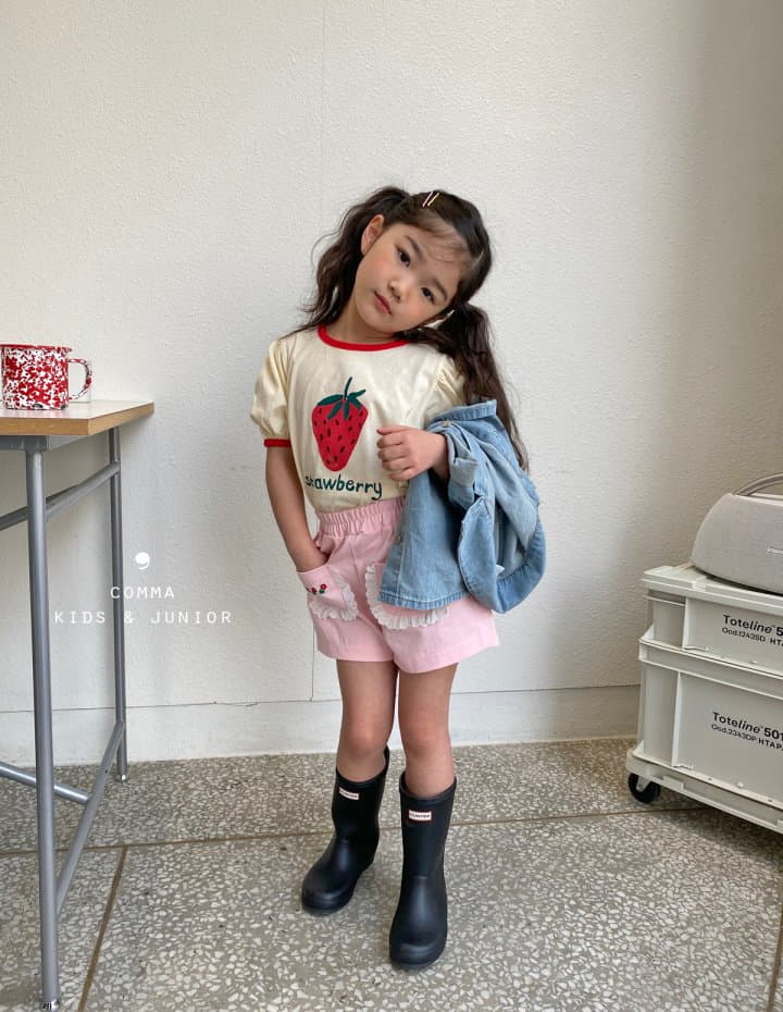 Comma - Korean Children Fashion - #todddlerfashion - Flwoer Shorts - 5