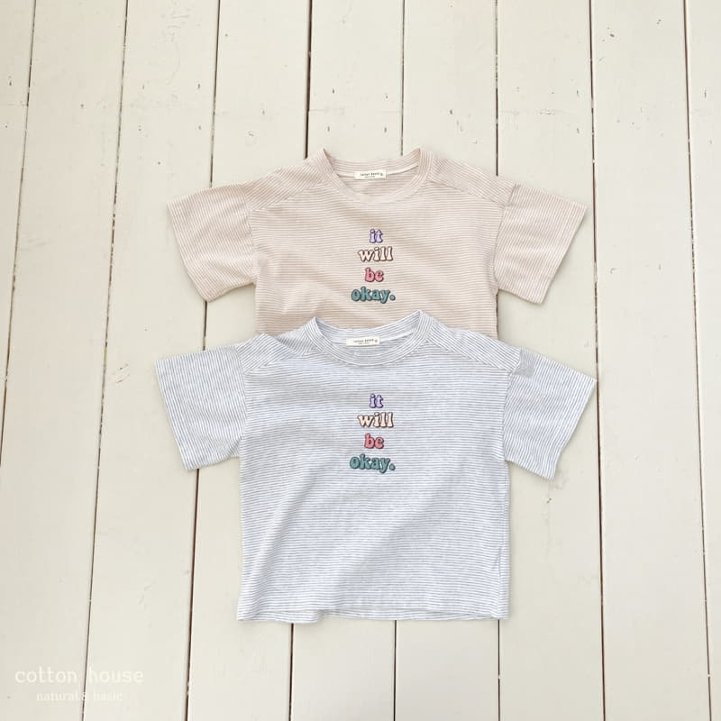 Cotton House - Korean Children Fashion - #prettylittlegirls - OK Small Stripes Tee