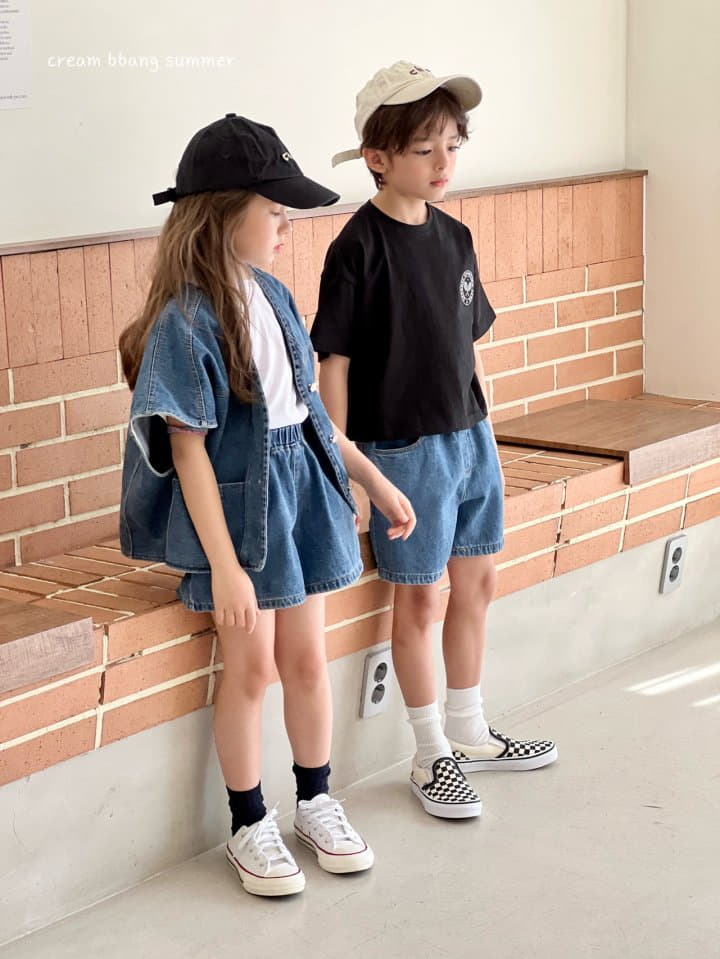 Cream Bbang - Korean Children Fashion - #Kfashion4kids - Lovely Denim Shorts - 10