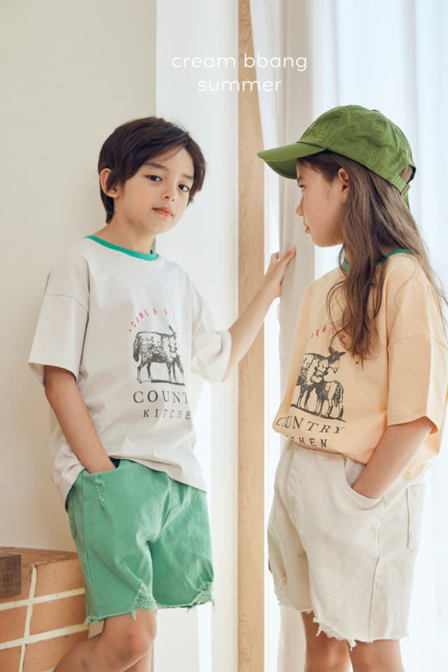 Cream Bbang - Korean Children Fashion - #Kfashion4kids - Cuntry Tee - 2