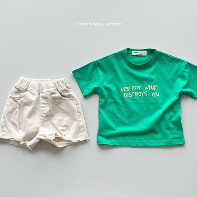 Cream Bbang - Korean Children Fashion - #Kfashion4kids - Whats Tee - 7