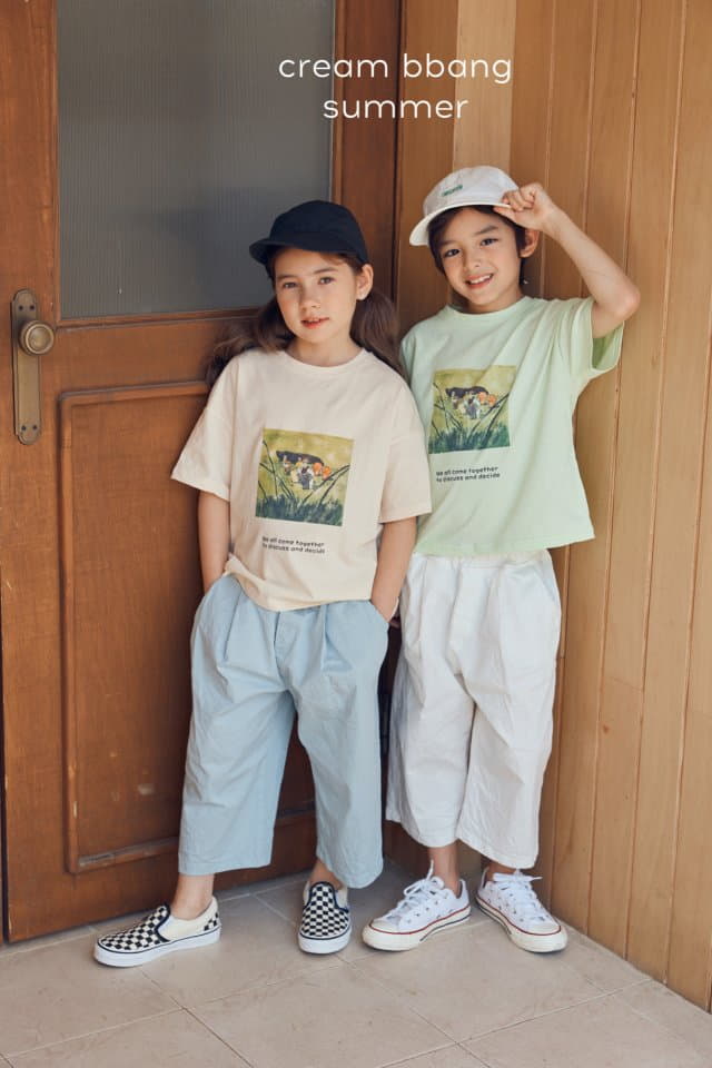 Cream Bbang - Korean Children Fashion - #stylishchildhood - Together Tee - 4