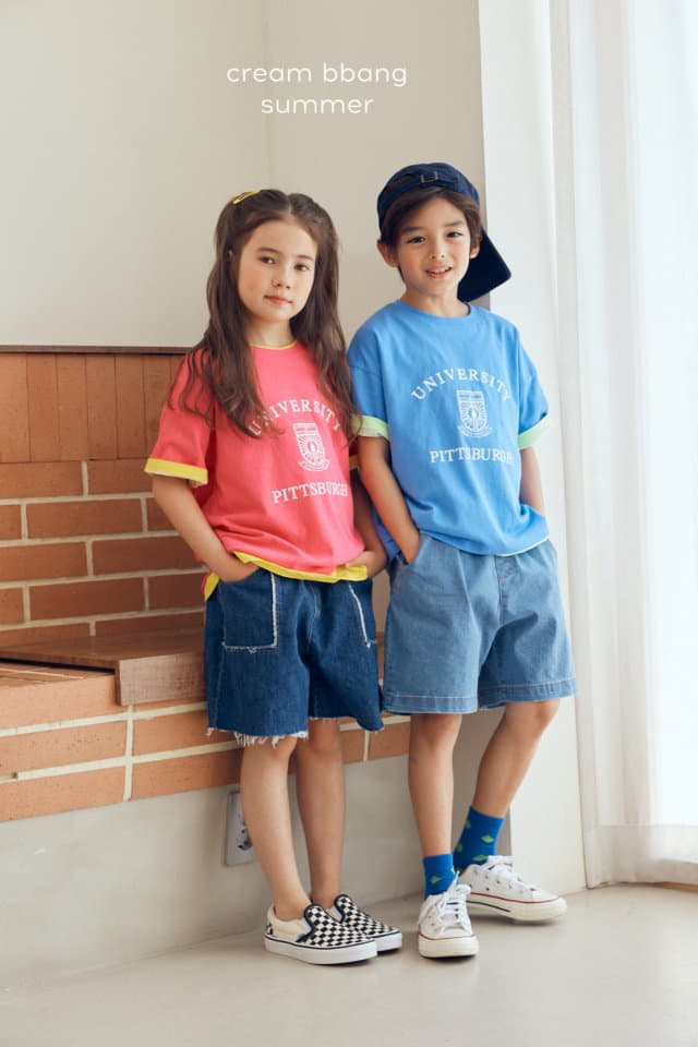 Cream Bbang - Korean Children Fashion - #childofig - 505 Denim Shorts - 9