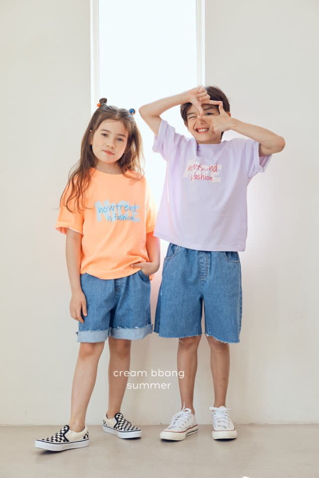 Cream Bbang - Korean Children Fashion - #childofig - Trend Tee - 4