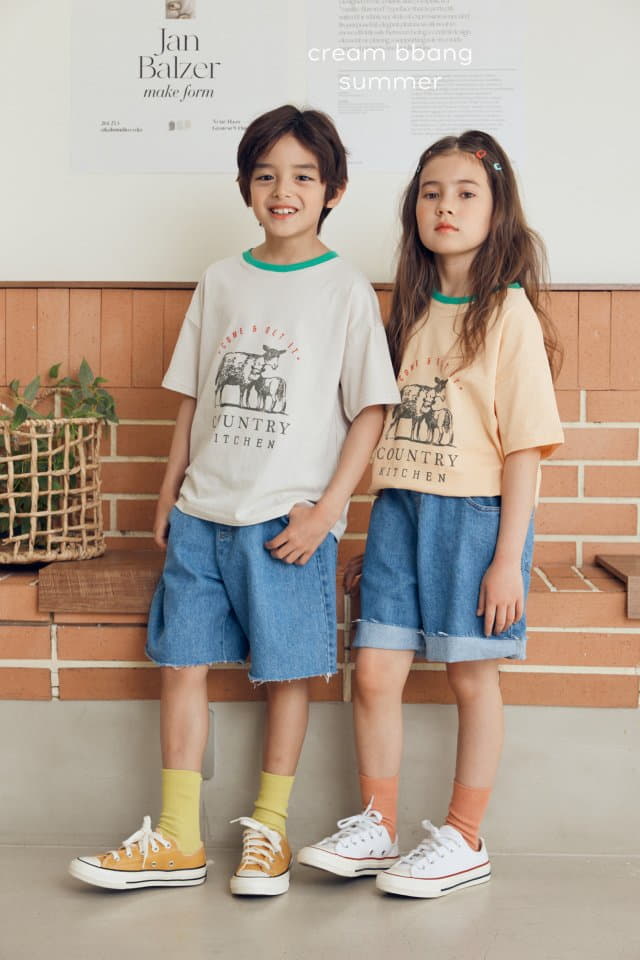 Cream Bbang - Korean Children Fashion - #childrensboutique - Cuntry Tee - 11