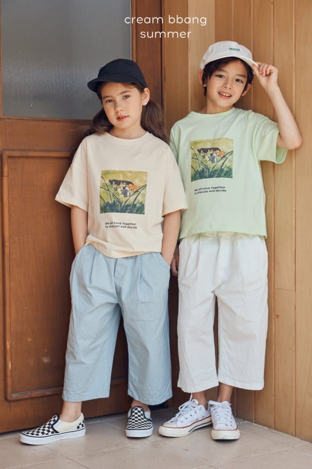 Cream Bbang - Korean Children Fashion - #discoveringself - Together Tee - 7