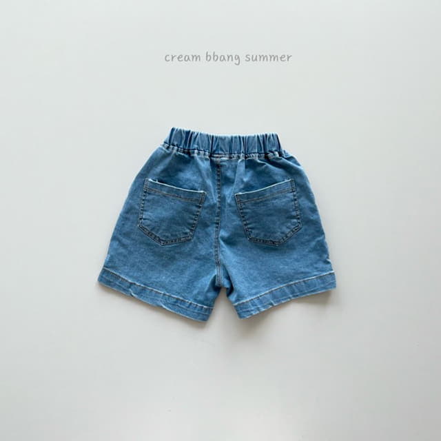 Cream Bbang - Korean Children Fashion - #kidsshorts - 505 Denim Shorts