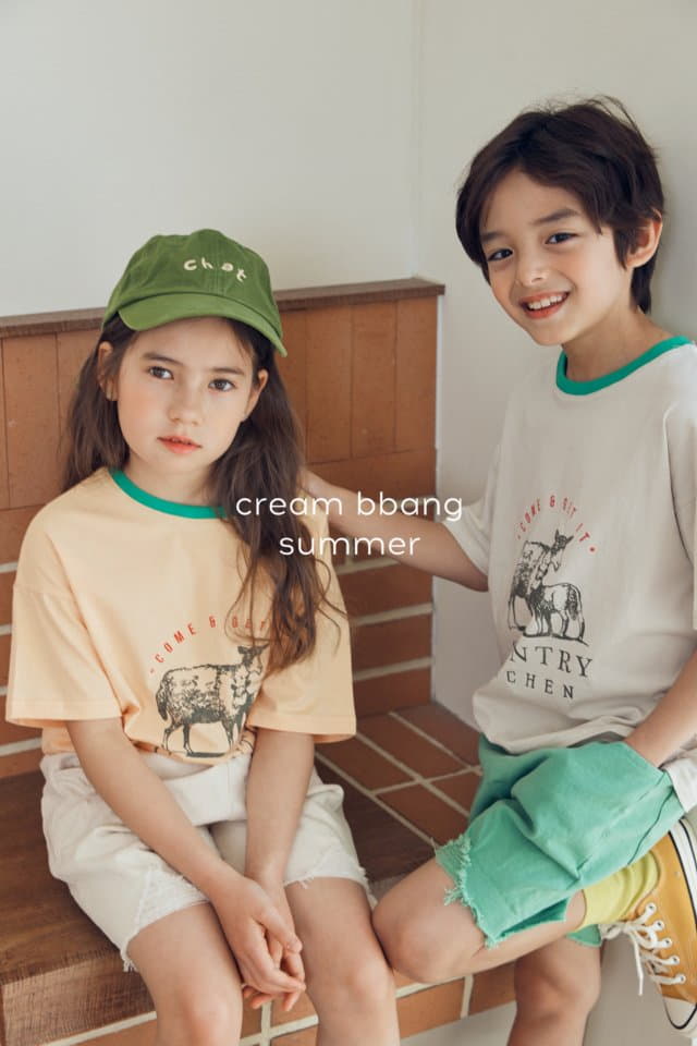 Cream Bbang - Korean Children Fashion - #kidzfashiontrend - Cuntry Tee