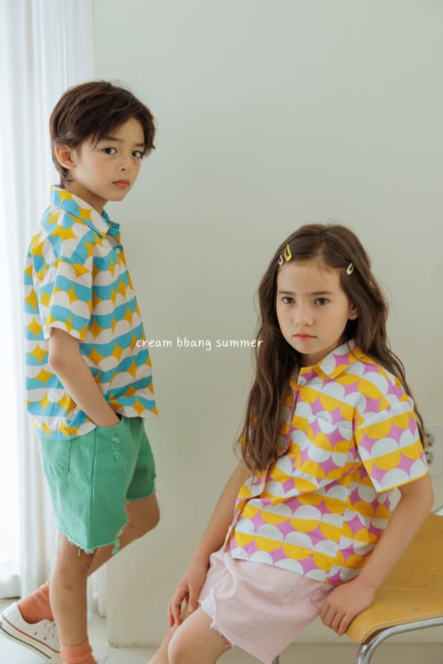 Cream Bbang - Korean Children Fashion - #kidsstore - Vanilla Shirts - 4