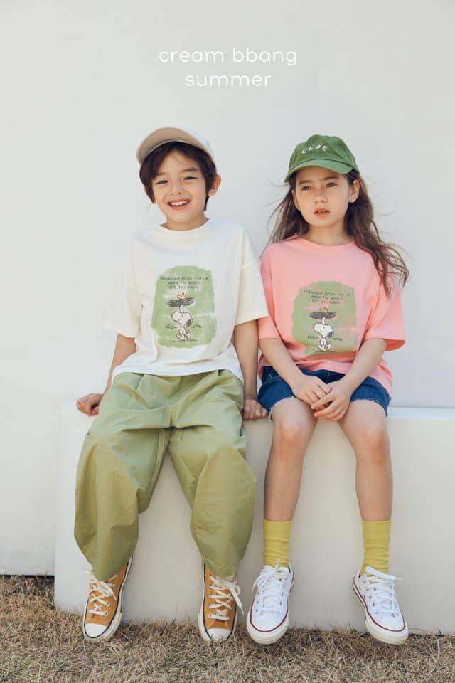 Cream Bbang - Korean Children Fashion - #littlefashionista - Friends Ship Tee - 5